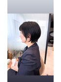 前髪あり/丸み/耳かけ/ショートボブ/20代30代40代【玉川沙希】