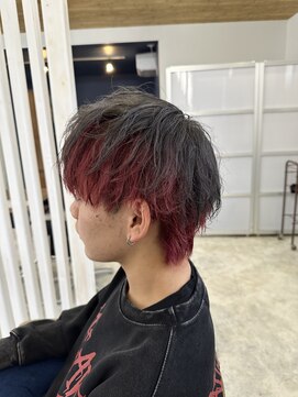 ヘアーサロン ヴィアルス 松原店(hair salon VIARS) インナーレッドカラー！