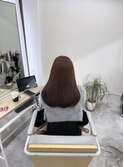 韓国風艶髪×レッドブラウンカラー