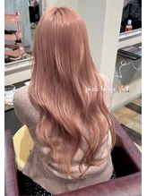 ポイントファイブバイソレイユ 小松店.5 by SOLEIL)&nbsp;ロング髪質改善ブリーチピンクパージュ