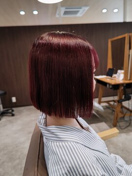 ビスポーク(BESPOKE) 髪質改善でお手入れ簡単♪切りっぱなしストレートボブ