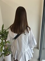 ウブ(ubu)&nbsp;縮毛矯正×スモーキーベージュ