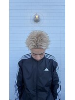 ブランチオム 大分大在店(branch homme) ハイトーンスパイキーショート