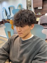 メンズサロンバムオム 名古屋栄店(MEN’S SALON BAMM HOMME)&nbsp;柔らかい動きでお洒落度UP！波巻きパーマ×マッシュ