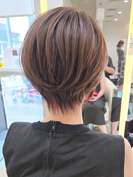 ウィル あべの店(WiLL) イメチェン丸みショートナチュラルボブ30代40代50代田嶋15