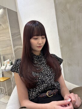 アナ ラーナ(Anna Lanna) 柔らかカシスピンク×顔まわりレイヤー