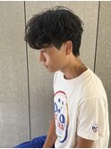 メンズマッシュシャドウパーマクリームパーマ束感マッシュ