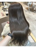 矢野口の巻ける縮毛矯正×艶カラー【美髪矯正ストレート】