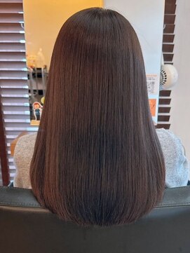 【106.カラー×髪質改善】縮毛矯正・白髪染め・ショートカット♪