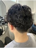 春の無造作メンズパーマ