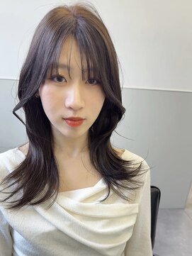 ゴウトゥデイシェアサロン 町田店(GO TODAY SHAiRE SALON) 韓国レイヤー×ヘーゼルブラウン