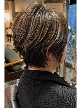リノア(LINOA) 30代40代50代小顔ショートボブ丸みショートカット