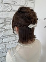 ヘアー ルセロ アット プリム(hair lucero @ prim)&nbsp;ハーフアップ荒技