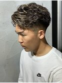 MEN’S HAIR/サーフカール/刈り上げセンターパート/群馬高崎