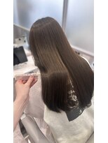 ジーナ 札幌(Zina)&nbsp;髪質改善＊ミルクブラウン＊美髪＊暗めカラー＊暗髪＊Zina札幌