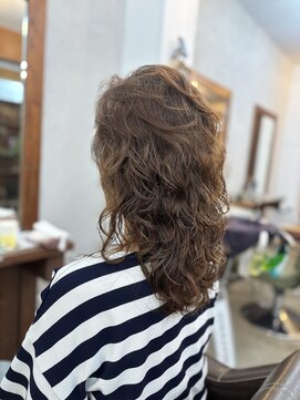 ヘアメイク デザート(HAIR MAKE DESART) 【木村】50～70代が巻きやすいパーマヘア×セミロング