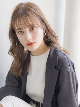 アリエッタ アザブ(ARIETTA AZABU) 《オオタキマサシ》シースルー ゆる巻き ベージュスタイル