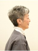 【えがお美容室】50代60代に人気☆骨格補正ショートスタイル