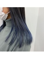 キー(kii) アイスブルー グラデーションカラー 福岡 天神 今泉 薬院