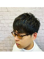 ヘアサロン 銀座マツナガ新宿店(hair salon) ツーブロックショート/ビジネスヘア/束感/刈り上げ