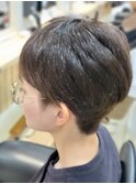 グレージュ　ソフト２ブロックショート