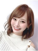 垢抜けシースルーバング☆愛されミディアム　新宿代々木