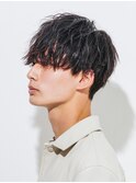 ソフトツイストスパイラルパーマ マッシュショート