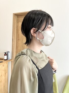 アノネ(anone) ミニウルフ×髪質改善カラー×インナーカラー