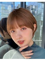 アマトウキョウ 表参道(AMA TOKYO)&nbsp;前髪カット　斜めバング　マッシュヘアー　おおばたける