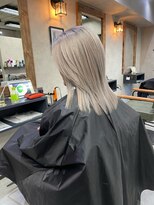 サニー 渋谷(SUNNY)&nbsp;バレイヤージュショコラアッシュハイライトグレージュカラー