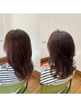 デュアル(dual) 40代／定期カット☆セミロング