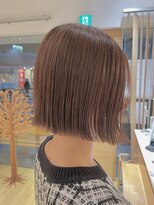 オーガニックエコ 川越(organic+eco)&nbsp;20代30代大人かわいいぷつっとボブ×マロンベージュ♪