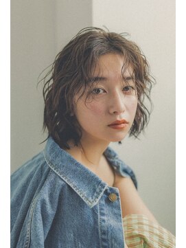 タス(tas) 【tas】くしゃくしゃおしゃれボブパーマ