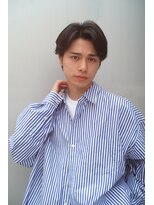 レジュアル(RESSUAL)&nbsp;スーツ短髪ツーブロック束感モテる黒髪シークレットパーマ流行