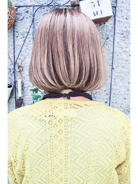 ニスル センター南店(NISURU） 似合わせカット/大人ガーリー/ダークアッシュ/着物/センター南