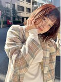 【SOIE】暖色オン眉ボブ