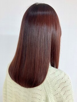 クオリス 上板橋店(QUALIS) 縮毛矯正ロング♪コスメストレート髪質改善ココアベージュ