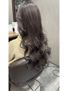 テラスヘア 新潟駅南(TERRACE hair) 【艶髪カラー】透明感たっぷりラベージュカラー◎