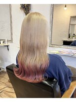 バレッタ (Barrette)&nbsp;裾カラーピンク/グラデーション