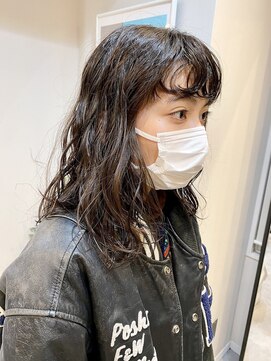 ベンジー 名駅店(benji) ミディアムウェーブパーマ◎ パーマ/前髪パーマ