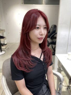 シーン(seen) 【ワインレッド×ざくざくレイヤー】