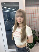 ペレ 渋谷(PELE)&nbsp;前髪/アンブレラカラー/こなれミディ/イメチェン/ウェーブパーマ