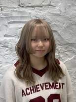 ラ ミューズ ヘアー(La mju:z hair) 色もレイヤーも可愛い!!ミルクティーモード系レイヤー(a)