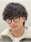 名古屋メンズパーマ　ツイストスパイラル波巻きスパイラルパーマ
