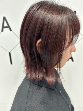 ハルキミナト ジャパン ヨコハマ(HARUKI MINATO japan YOKOHAMA) 外ハネ切りっぱなしボブ　20代/30代/40代女性