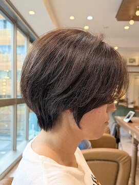 ロンド パルティール 大宮(Lond partir) イメチェン外ハネボブ美髪ワイドバングレイヤーショート/大宮