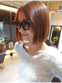 コッパーオレンジカラー【名古屋市天白美容室sept. セプト】