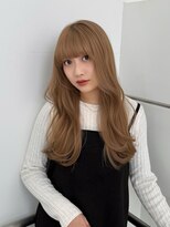 ノアル 大宮店(NOAHL)&nbsp;ロング/レイヤー/小顔/ダブルカラー/ブリーチ/ベージュ