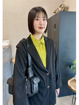 メリア(melia) 切りっぱなしボブ