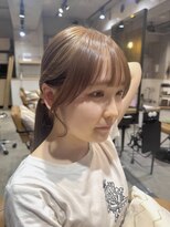 ラボヌールヘアーパルフェ 大宮西口店(La Bonheur hair parfait)&nbsp;結んでもおろしても可愛い◎顔まわりカット